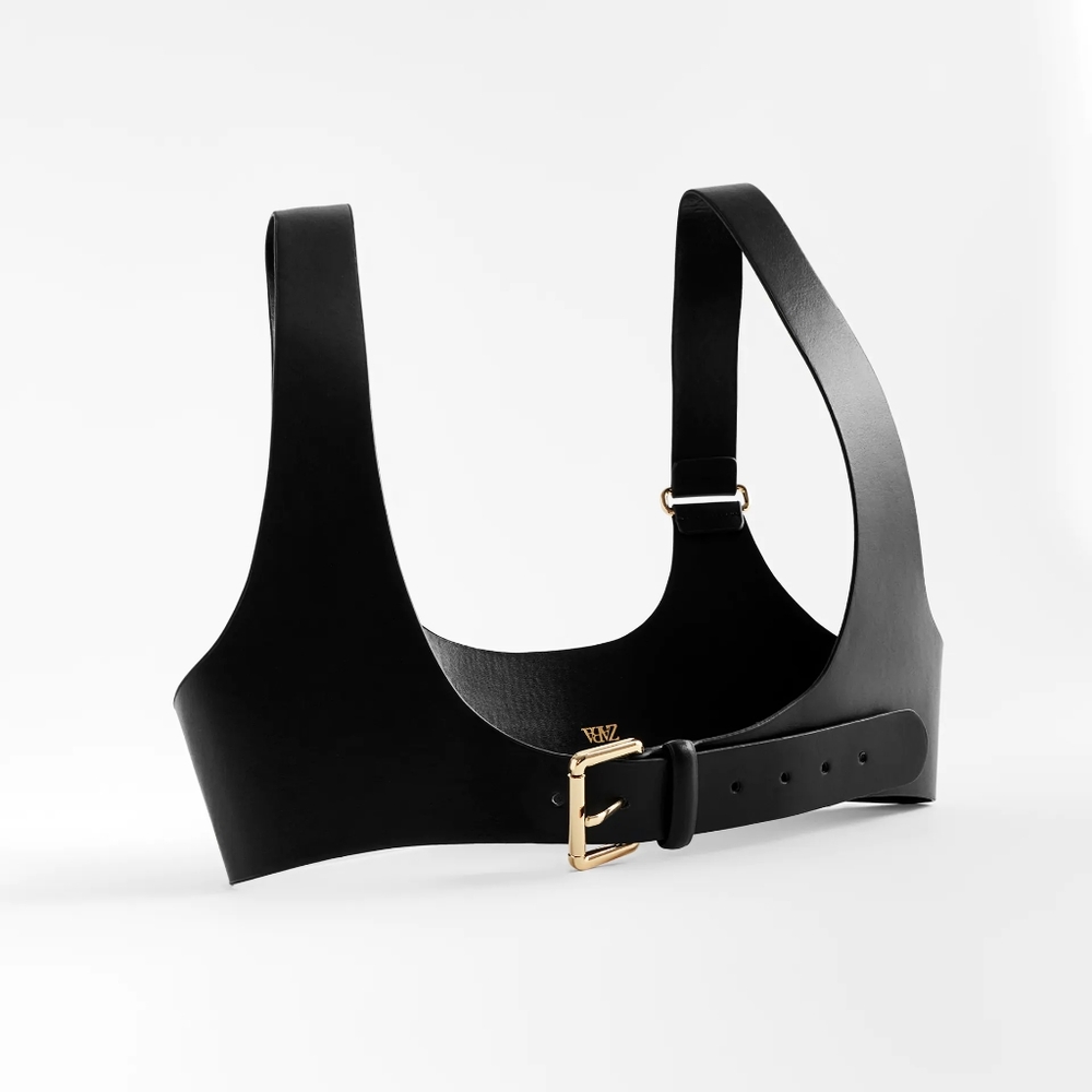 Zara faux leather  harness